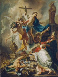 Sieg des Christentums über das Heidentum by Johann Evangelist Holzer