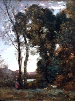 Souvenir de Dardagny by Jean-Baptiste-Camille Corot