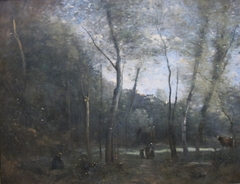 Souvenir of a Meadow at Brunoy by Jean-Baptiste-Camille Corot