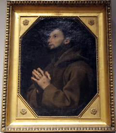 St. Francis of Assisi praying by Lorenzo Lippi