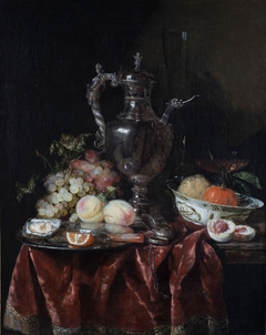 Still-Life with a Silver Ewer by Abraham van Beijeren