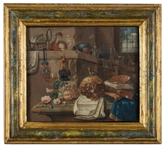 Still Life with Cranium by Okänd