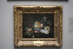 Still life with vegetables and fruits by Jan Pauwel Gillemans the Elder