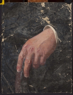 Study of a hand by Stanisław Lentz