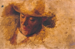 Study of a Man’s Head for ‘Picciola’ by Robert Braithwaite Martineau