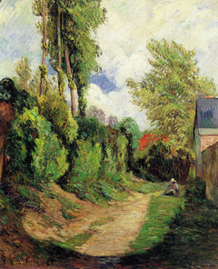 Sunken Lane by Paul Gauguin