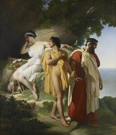 Telemachus and Eucharis by Raymond Monvoisin