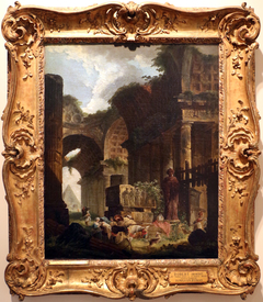 tempio in rovina by Hubert Robert