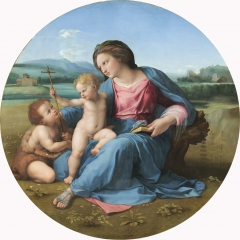 The Alba Madonna by Raphael