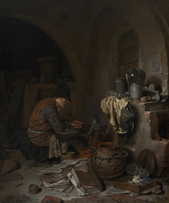 The Alchemist by Cornelis Pietersz Bega