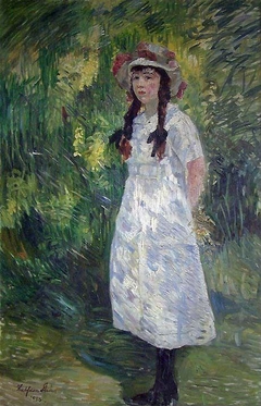 The Artist's Daughter Mox at fourteen by Halfdan Strøm