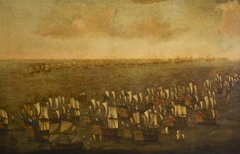 The Battle of the Texel, 11-21 August 1673 by Willem van de Velde the Elder