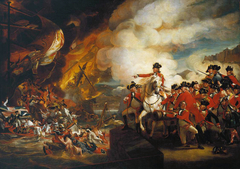 The Defeat of the Floating Batteries at Gibraltar, September 1782 by John Singleton Copley