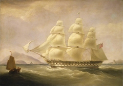 The East Indiaman 'Triton' by William John Huggins