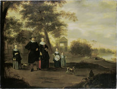 The Family of Preacher Reinier Halma in Langerak on the Lek by Jacques Muller