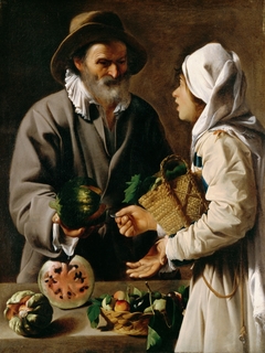 The Fruit Vendor by Pensionante del Saraceni