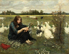 The Goose Girl by Valentine Cameron Prinsep