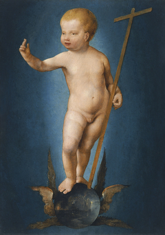 The Infant Christ on the Orb of the World by Joos van Cleve