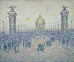 The Invalides Bridge, Paris by Frederick Foottet