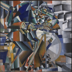 The Knifegrinder by Kazimir Malevich