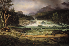 The Labro Falls at Kongsberg by Thomas Fearnley