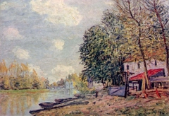 The Loing in Moret by Alfred Sisley