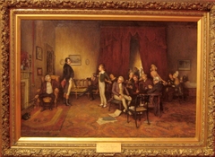 The Meeting of Burns and Scott by Charles Hardie by Charles Martin Hardie