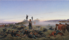 The Morning After the Battle of Isted 25 July 1850 by Jørgen Sonne