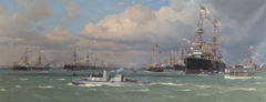 The Naval Review at Spithead, 26 June 1897 by Eduardo de Martino