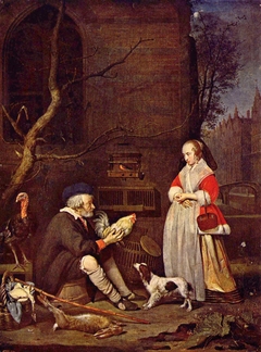 The Poultry Seller by Gabriël Metsu