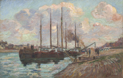 The Quai d'Austerlitz by Armand Guillaumin