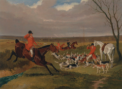 The Suffolk Hunt : The Death by John Frederick Herring