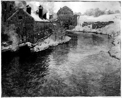 The Watermill by Frits Thaulow