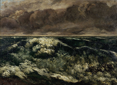 The Wave by Gustave Courbet