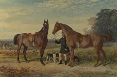 Thomas Portman with Guy Mannering and Ghillie Callum by William H Hopkins