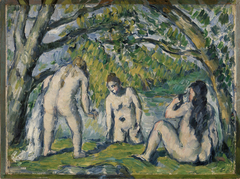 Three Bathers (Trois baigneuses) by Paul Cézanne