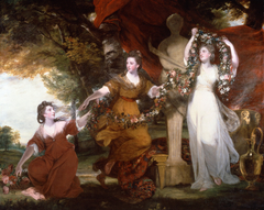 Three Ladies Adorning a Term of Hymen by Joshua Reynolds