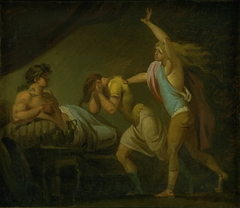 Two Young Men Confessing to Alexander the Great their Conspiracy against Him by Nicolai Abildgaard