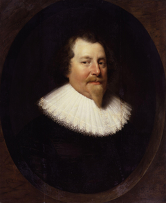 Unknown man, formerly known as Richard Weston, 1st Earl of Portland by Cornelis Janssens van Ceulen