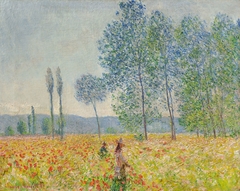 Unter den Pappeln by Claude Monet