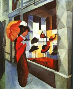 Hutladen by August Macke