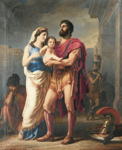 The Farewell of Hector to Andromaque and Astyanax by Carl Friedrich Deckler