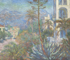 Les villas à Bordighera by Claude Monet