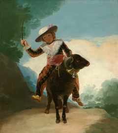 Boy on a Ram by Francisco de Goya