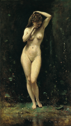 Diana Bathing (The Fountain) by Jean-Baptiste-Camille Corot