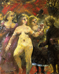 Die schöne Frau Imperia by Lovis Corinth