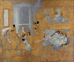 Untitled (Oriental interior) by Carl Fredrik Hill