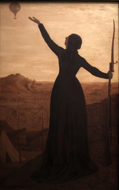 The balloon by Pierre Puvis de Chavannes