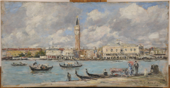 Venise. San Giorgio by Eugène Louis Boudin