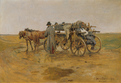 Verwundetentransport by Hans Larwin